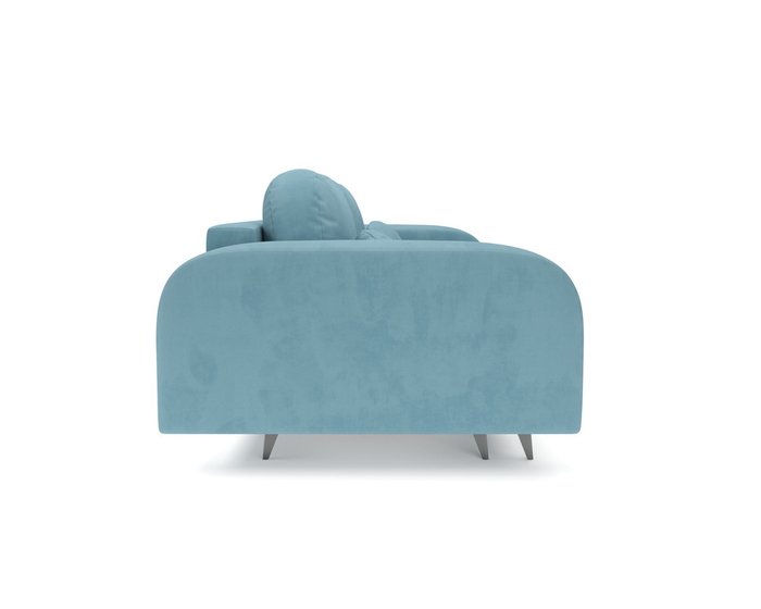 Прямой диван-кровать Цюрих голубого цвета - лучшие Прямые диваны в INMYROOM