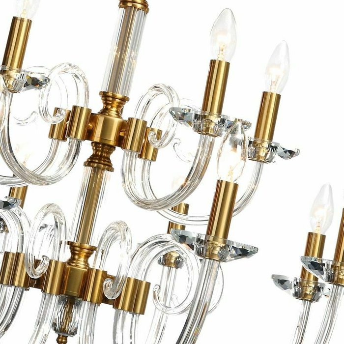 Люстра подвесная хрустальная Stilfort 1050/03/15P серия Glass - лучшие Подвесные люстры в INMYROOM