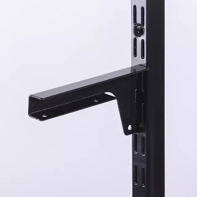 Комплект из двух кронштейнов для полок черного цвета - купить Комплектующие для гардеробных систем по цене 550 Комплект из двух кронштейнов для полок черного цвета - купить Комплектующие для гардеробных систем по цене 550