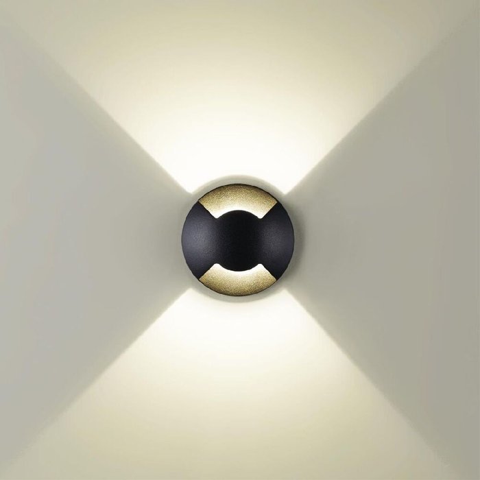 Ландшафтный светильник NATURE 6662/2GL3 (металл, цвет черный) - купить Наземные светильники по цене 5790