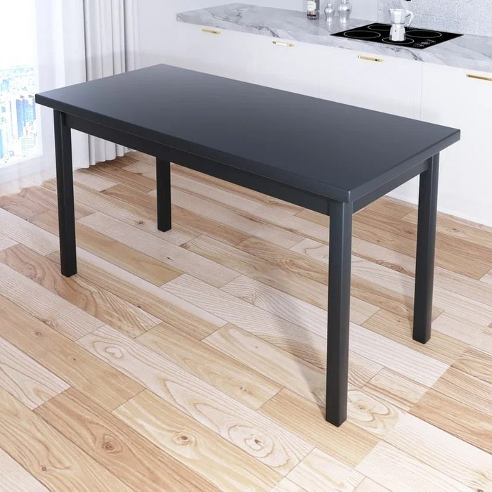 Обеденный стол Классика 130х60 цвета антрацит - купить Обеденные столы по цене 13847.0