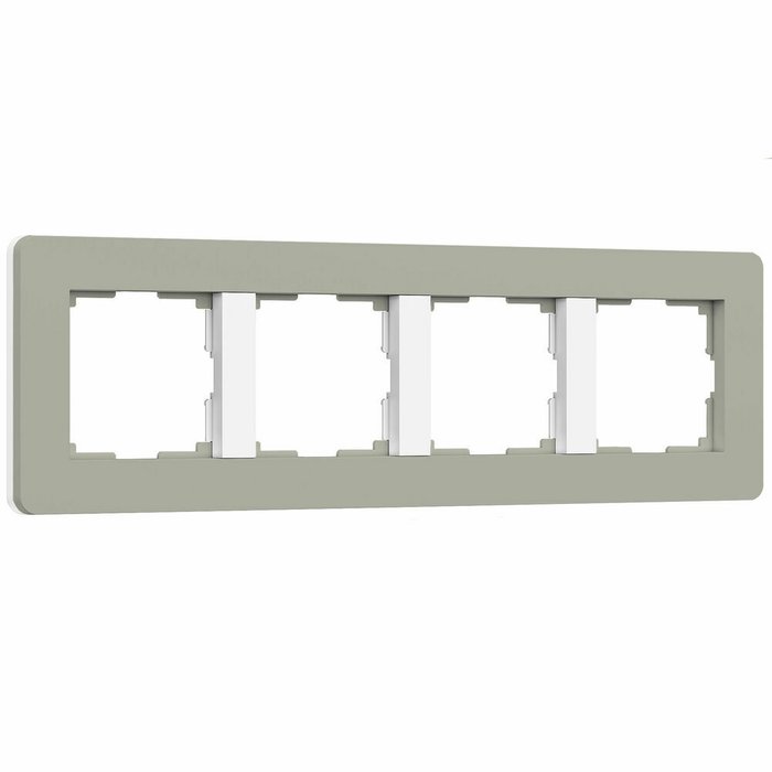 W0043067/ Рамка на 4 поста Split (дымчатый/белый, soft-touch) W0043067 Split дымчатый/белый, soft-touch W0043067/ Рамка на 4 поста Split (дымчатый/белый, soft-touch) W0043067 Split дымчатый/белый, soft-touch