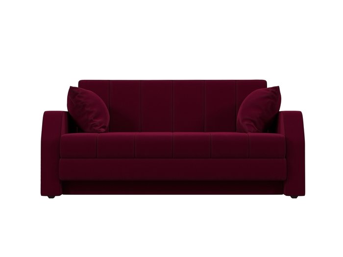 Прямой диван-кровать Малютка красного цвета - купить Прямые диваны по цене 32999.0