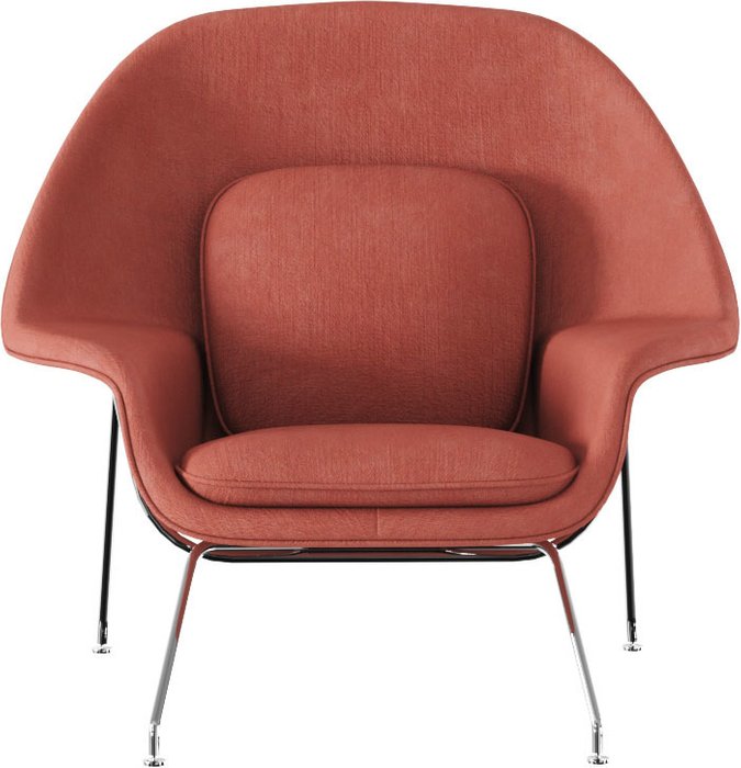 Кресло Авеста терракотового цвета - лучшие Интерьерные кресла в INMYROOM