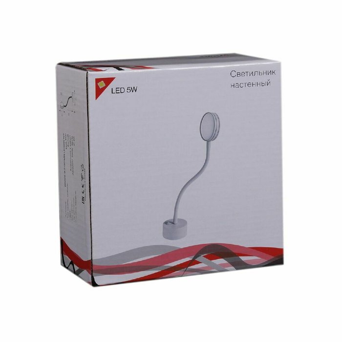 Бра 86206-9.2-001MN LED5W WT (металл, цвет белый) - лучшие Бра и настенные светильники в INMYROOM