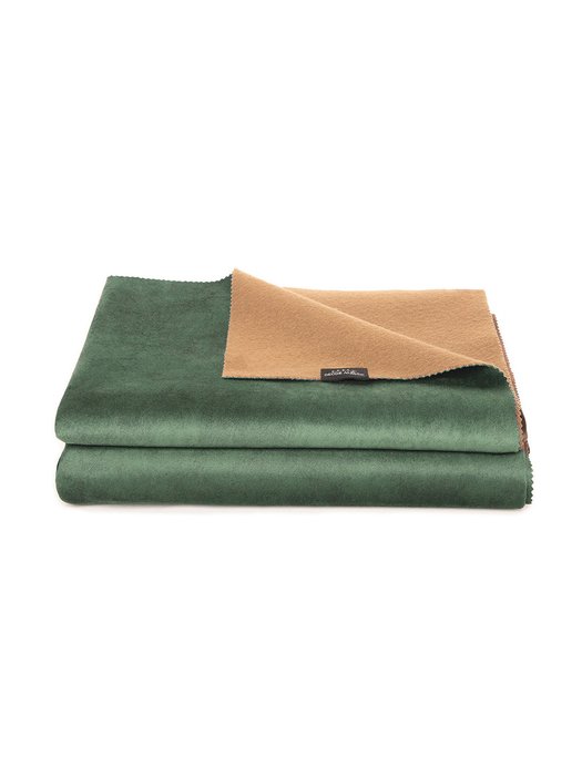 Покрывало-накидка Solo nevada emerald 135x210 зеленого цвета - лучшие Покрывала в INMYROOM
