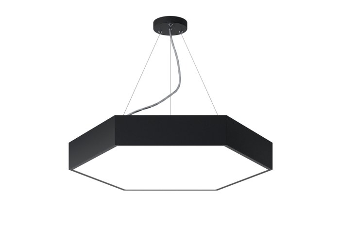 Подвесной светильник Geometria Б0050551 (пластик, цвет черный)