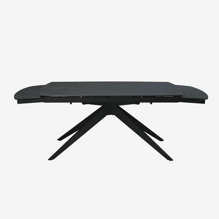 Раздвижной обеденный стол Маттерхорн темно-серого цвета - купить Обеденные столы по цене 49990.0
