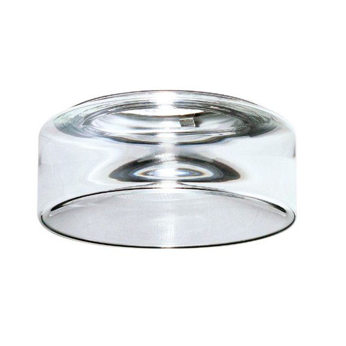 Встраиваемый светильник Faretti Blow в форме чаши из дутого прозрачного стекла