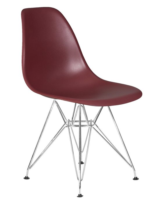 Стул обеденный бордового цвета - купить Обеденные стулья по цене 3320.0