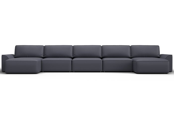 Угловой диван кровать Лига-048 МегаЛонг серого цвета (экокожа) - купить Угловые диваны по цене 170990 Угловой диван кровать Лига-048 МегаЛонг серого цвета (экокожа) - купить Угловые диваны по цене 170990