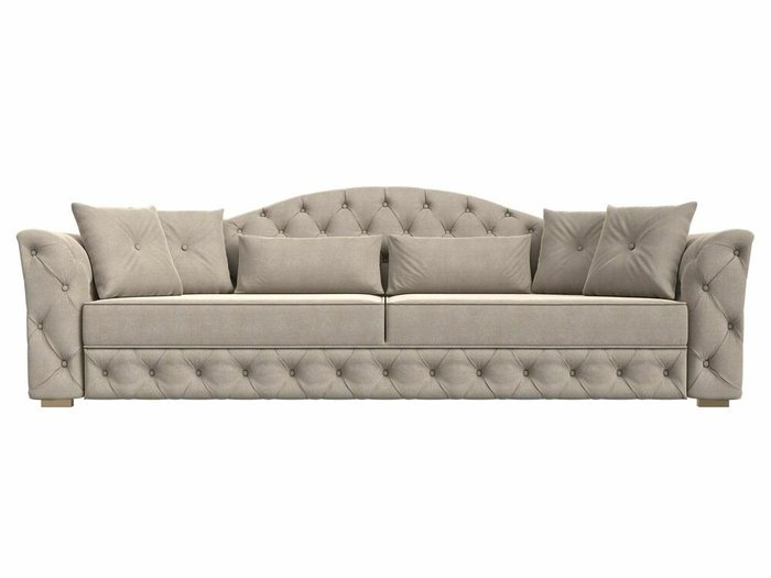 Прямой диван-кровать Артис бежевого цвета - купить Прямые диваны по цене 70999.0