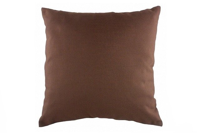 Однотонная подушка Brown 