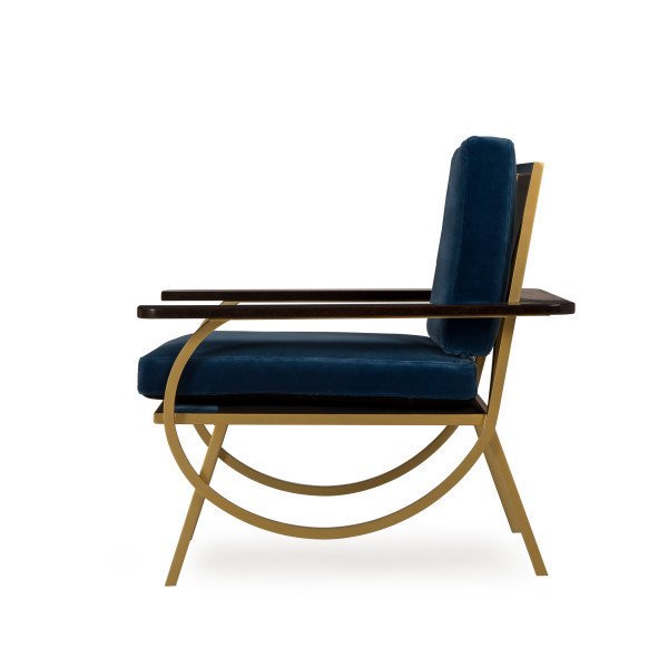 Кресло B Chair синего цвета - лучшие Интерьерные кресла в INMYROOM