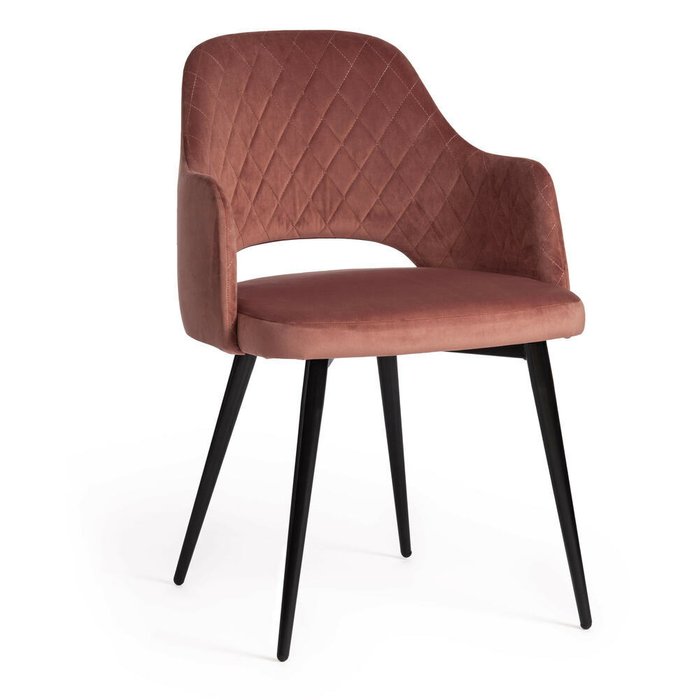 Комплект из четырех стульев Valkyria кораллового цвета - купить Обеденные стулья по цене 29960.0