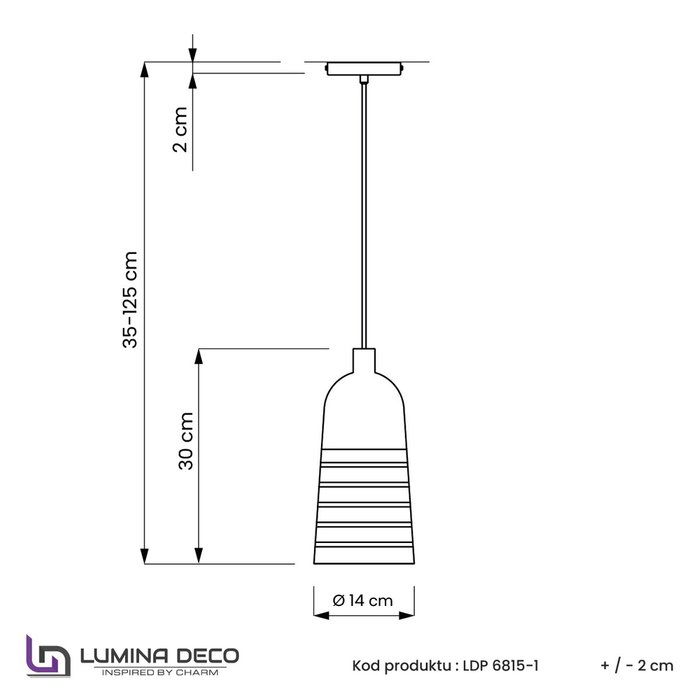 Подвесной светильник Lumina Deco Etrica LDP 6815 GD - лучшие Подвесные светильники в INMYROOM