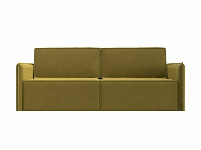 Прямой диван-кровать Либерти желтого цвета - купить Прямые диваны по цене 51999.0