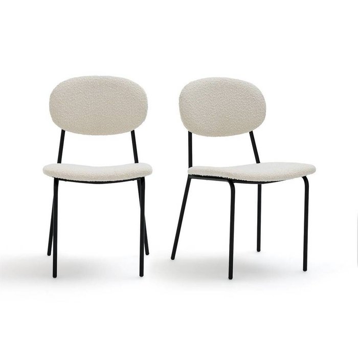 Комплект из двух стульев из Малой пряжи Orga бежевого цвета