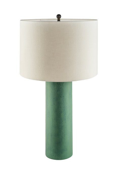 Настольная лампа с деревянным основанием