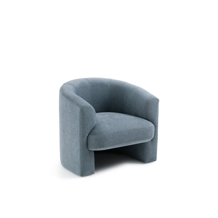Кресло винтажное Nolami синего цвета
