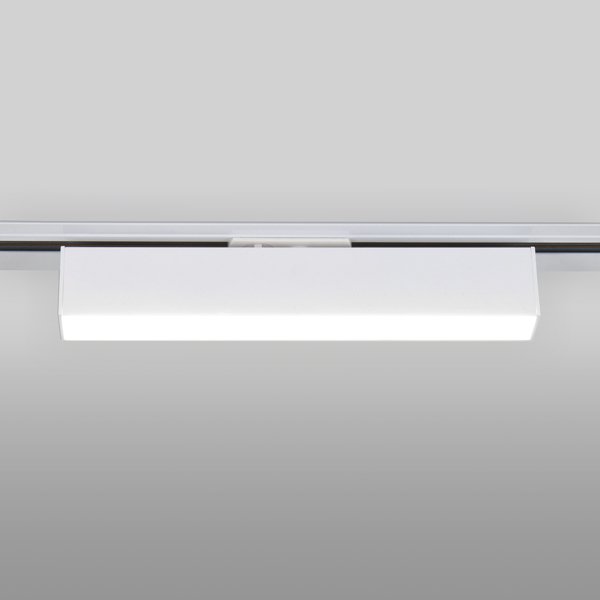 Трековый светодиодный светильник для однофазного шинопровода X-Line 10W 4200K белый матовый X-Line белый матовый 10W 4200K (LTB53) однофазный - купить Трековые светильники по цене 3740.0