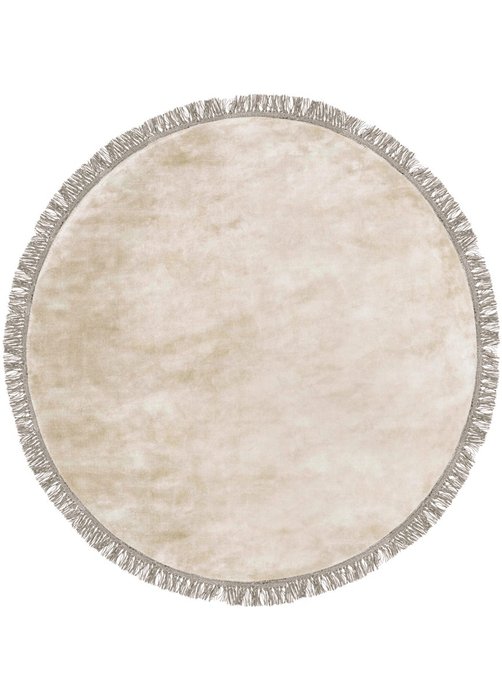 Ковер Luna бежевого цвета диаметр 200
