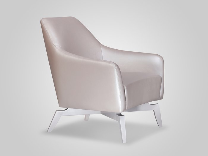 Кресло Celine серебристого цвета - купить Интерьерные кресла по цене 54000.0