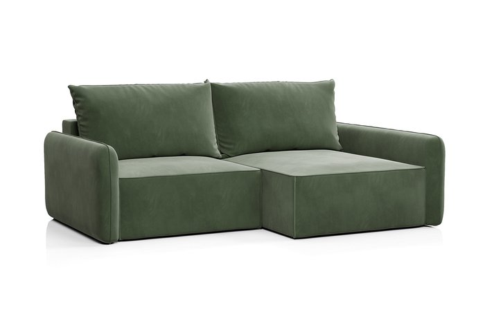 Диван-кровать угловой Портленд зеленого цвета - лучшие Угловые диваны в INMYROOM