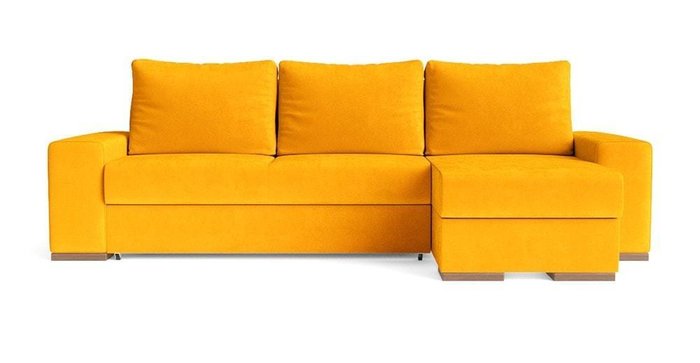 Угловой диван-кровать Матиас желтого цвета