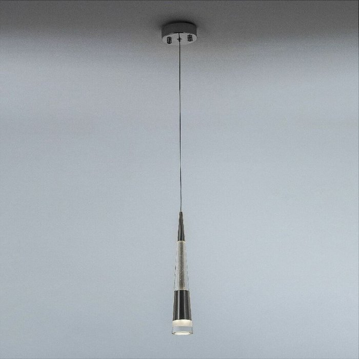 Подвесной светильник ML.88096.1 CH (акрил, цвет прозрачный) - лучшие Подвесные светильники в INMYROOM Подвесной светильник ML.88096.1 CH (акрил, цвет прозрачный) - лучшие Подвесные светильники в INMYROOM