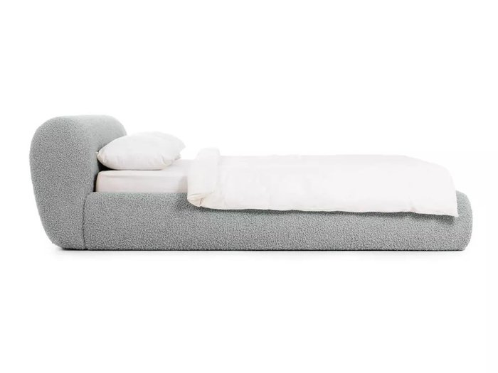 Кровать Sintra 160х200 серого цвета без подъемного механизма  - лучшие Кровати для спальни в INMYROOM