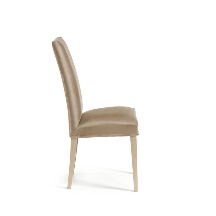Чехол на стул Freia серо-коричневого цвета - купить Обеденные стулья по цене 5990.0