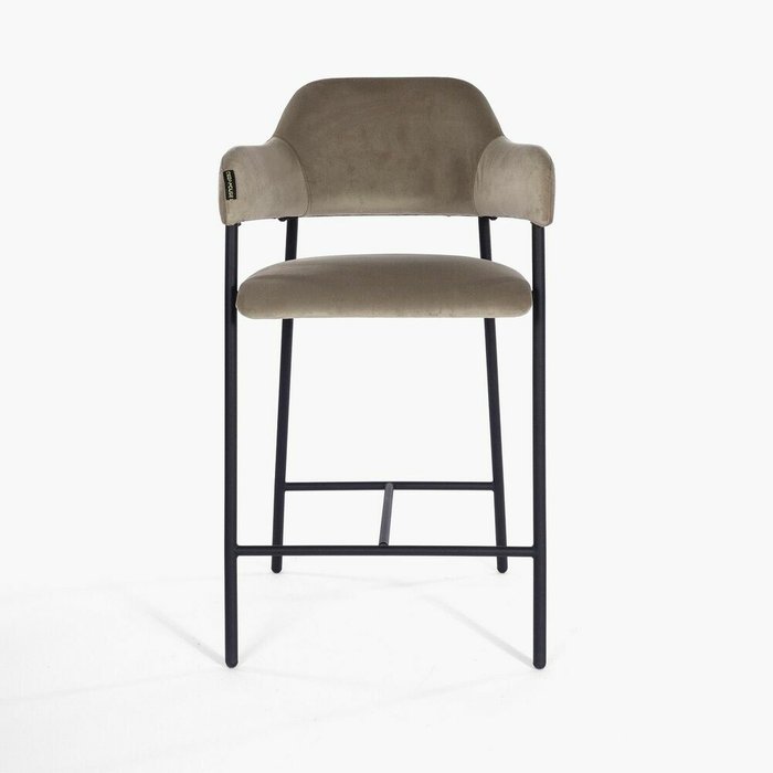 Стул полубарный Ливорно бежевого цвета - купить Барные стулья по цене 15900.0
