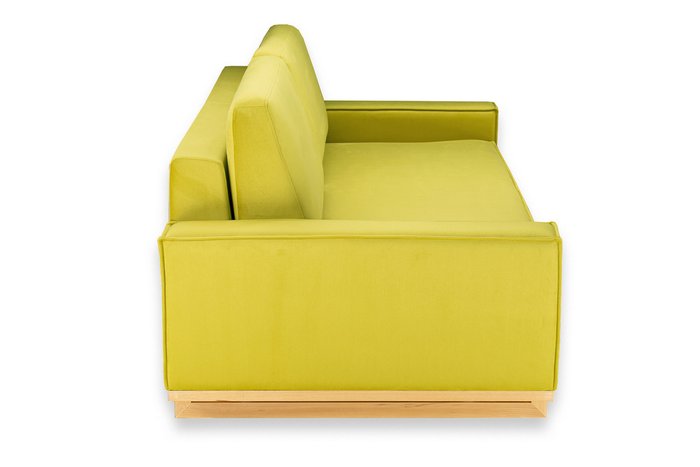 Прямой диван-кровать Лофт Комфорт желтого цвета - лучшие Прямые диваны в INMYROOM