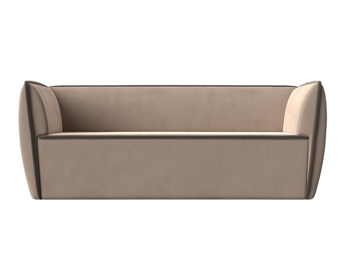 Прямой диван Бергамо бежевого цвета - купить Прямые диваны по цене 31999.0