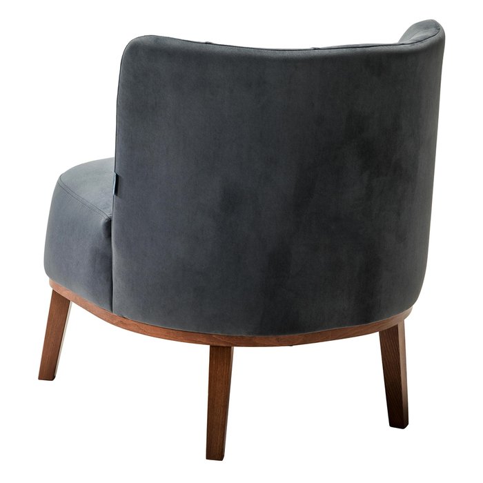 Кресло Шафран темно-серого цвета - лучшие Интерьерные кресла в INMYROOM