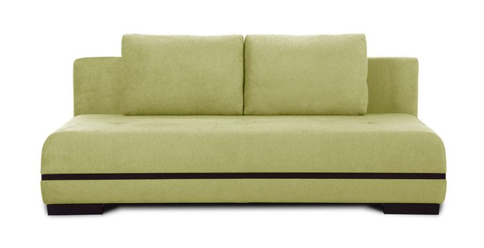Прямой диван-кровать Марио зеленого цвета