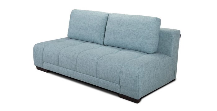 Прямой диван-кровать Льюис голубого цвета - купить Прямые диваны по цене 43962.0