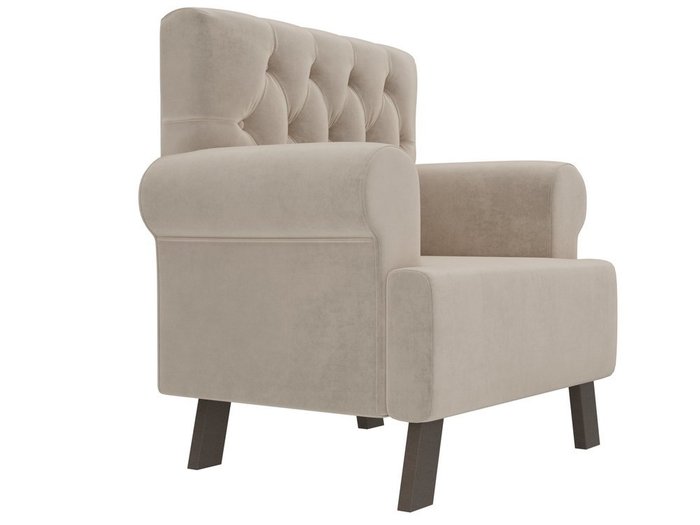Кресло Хилтон бежевого цвета - лучшие Интерьерные кресла в INMYROOM