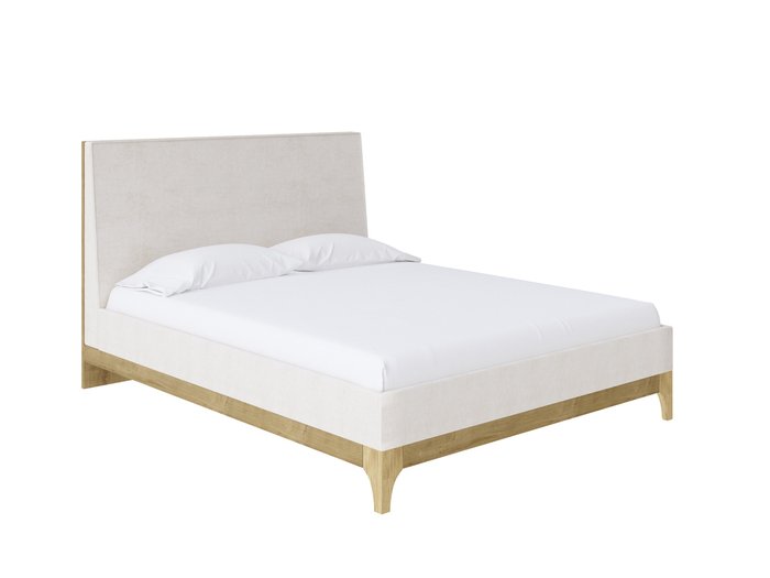 Кровать Odda 160х190 молочного цвета