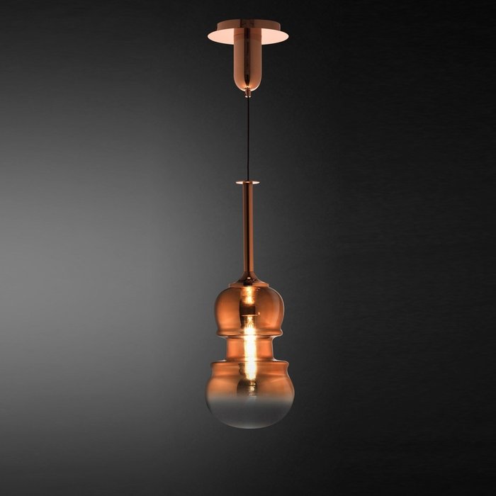 Подвесной светильник Sonata 6695 (стекло, цвет медь) - купить Подвесные светильники по цене 25153