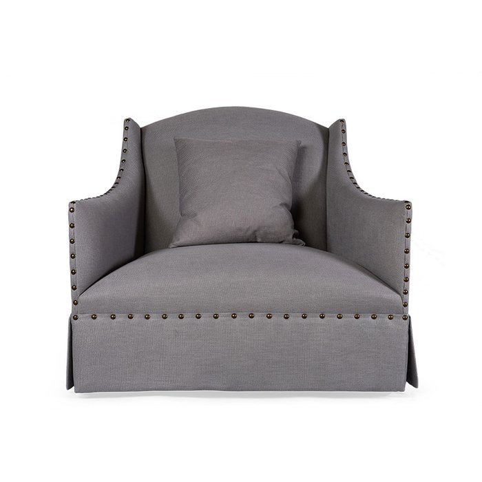 Кресло Vitriol серого цвета - купить Интерьерные кресла по цене 69971.0