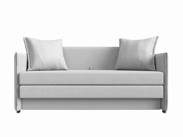 Диван-кровать Лига 011 белого цвета (экокожа) - купить Прямые диваны по цене 26999.0