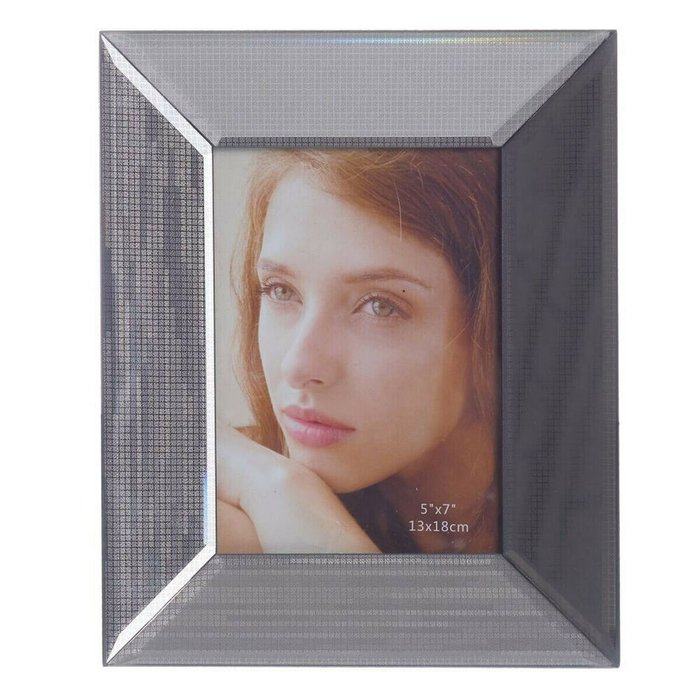 Фоторамка Серый Стеклянный 15 x 20 cm 21,5 x 3,5 x 26,5 cm - лучшие Рамки в INMYROOM