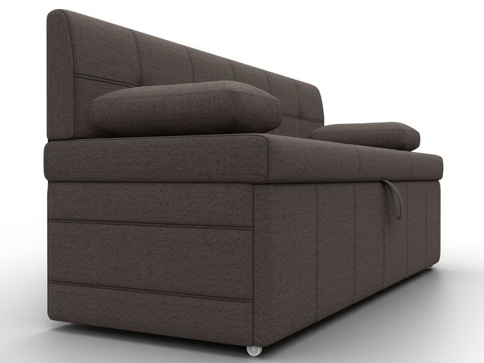 Диван Лео темно-коричневого цвета - лучшие Прямые диваны в INMYROOM Диван Лео темно-коричневого цвета - лучшие Прямые диваны в INMYROOM