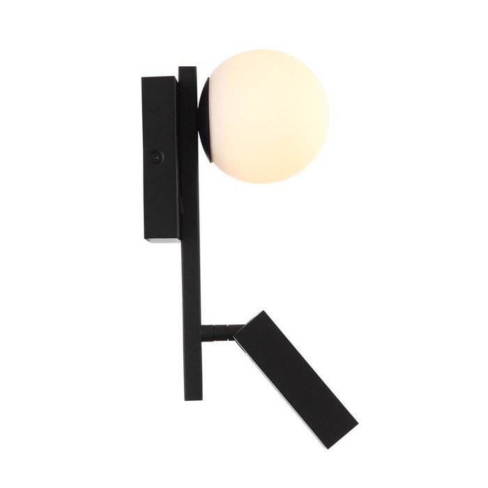 Настенный светодиодный светильник  Botelli с белым плафоном - купить Бра и настенные светильники по цене 10490.0