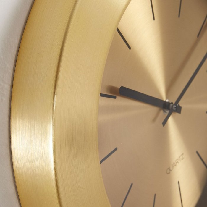 Часы настенные Meyers из металла золотого цвета - купить Часы по цене 4390.0