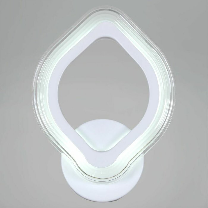 Настенный светильник 09827-3.2-01 WH (акрил, цвет прозрачный) - купить Бра и настенные светильники по цене 1150.0