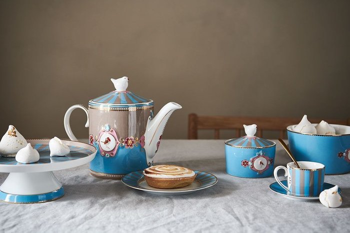 Сахарница Medallion голубого цвета - лучшие Для чая и кофе в INMYROOM