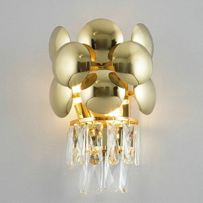 Настенный светильник ML.627.02 (хрусталь, цвет прозрачный) - купить Подвесные светильники по цене 7600 Настенный светильник ML.627.02 (хрусталь, цвет прозрачный) - купить Подвесные светильники по цене 7600